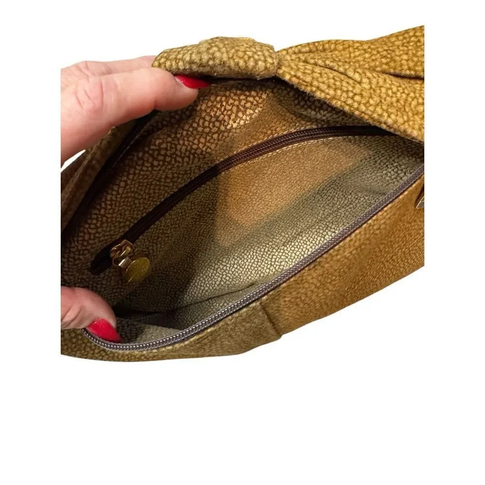 Borbonese Clutch purse Quail pattern ✨ Authentic ✨